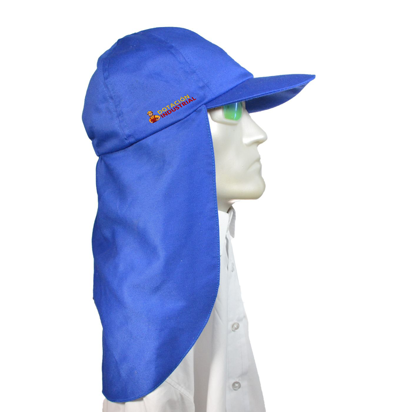 Gorra Con Protección En Cuello - Azul Oscuro