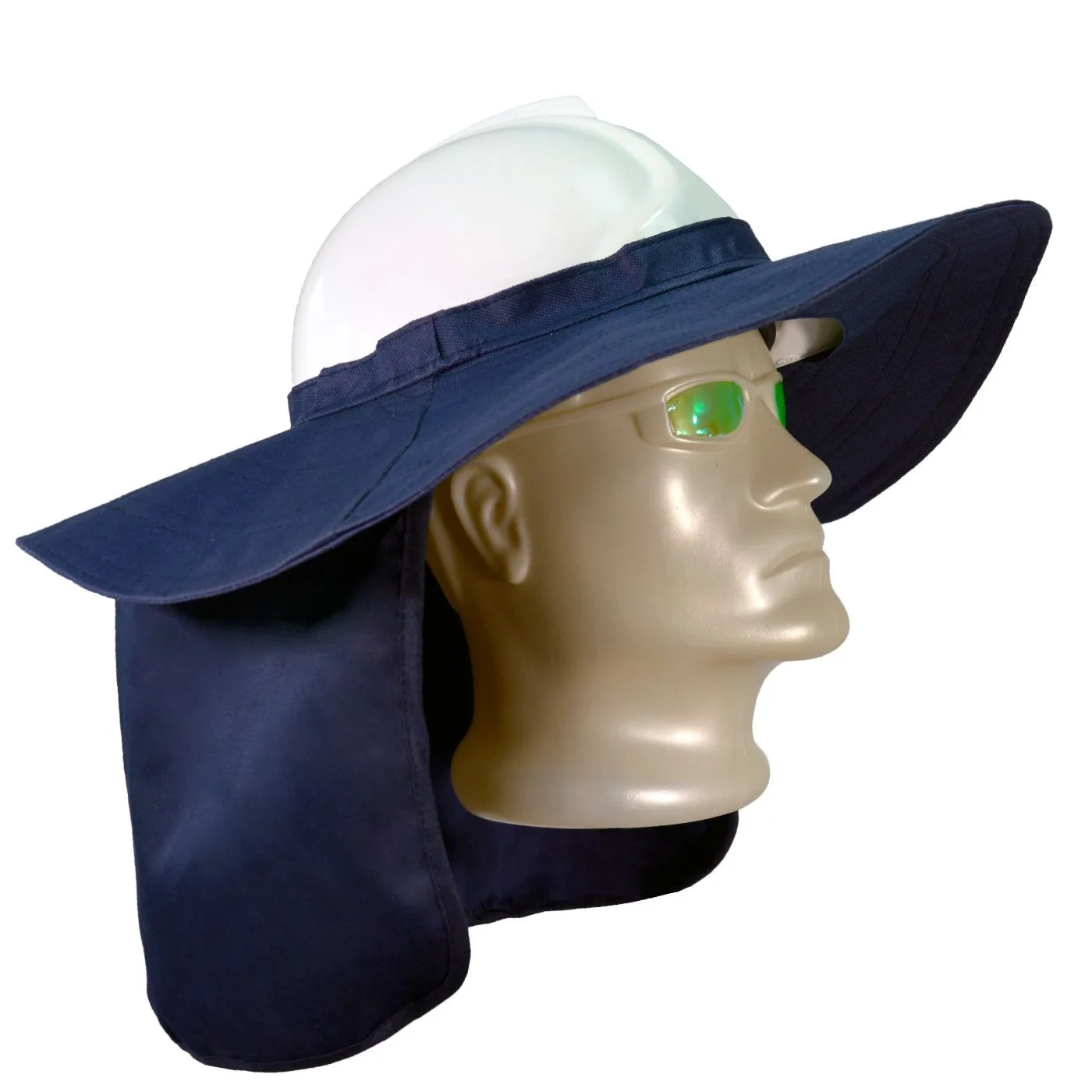 Pava para casco con proteccion en cuello - Azul oscuro